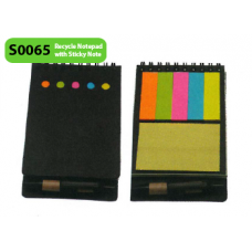 Recycle Notepad With Sticky Note